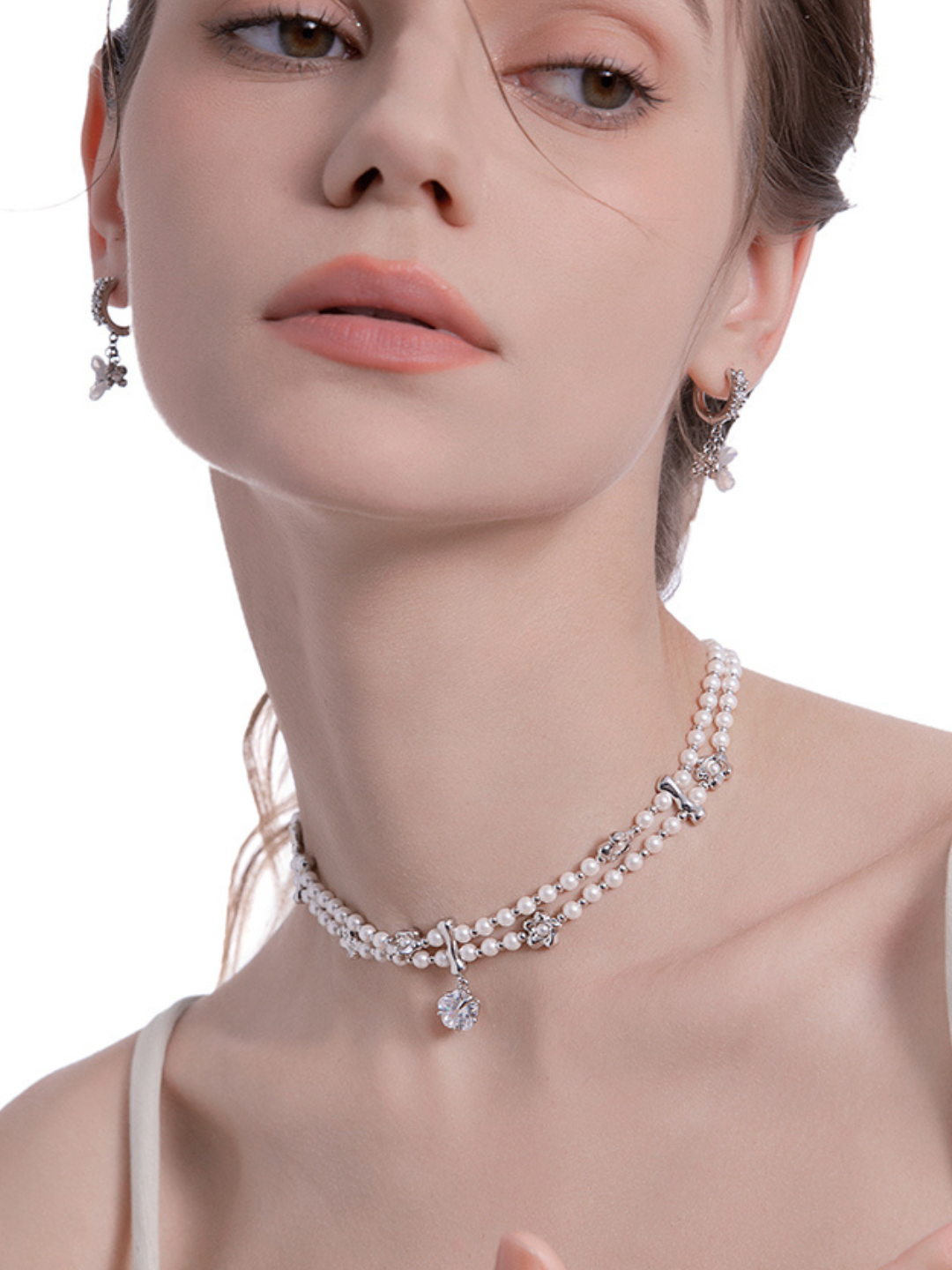 【MASW】Secret Garden Pearl Choker pg1575