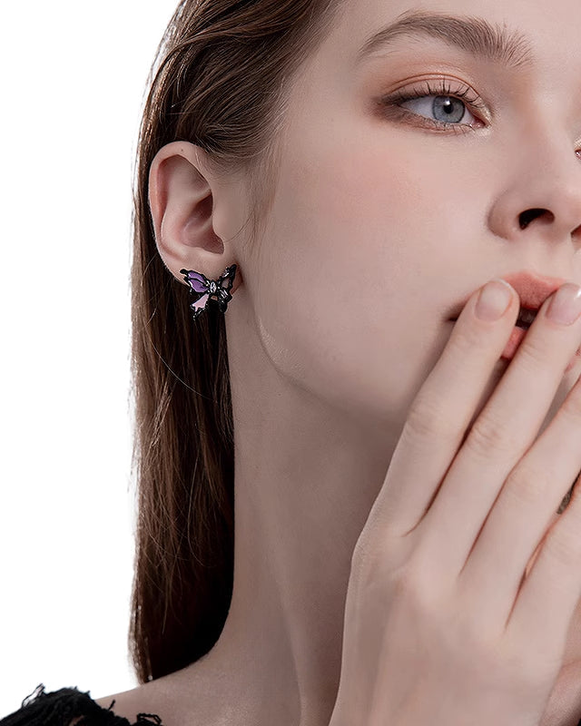 [MASW] Basic Butterfly Earrings & Necklace pg117