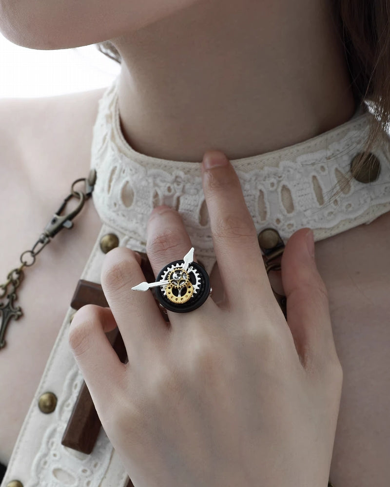 [1ST XULIE] Mechanical Butterfly Gear Ring pg1168