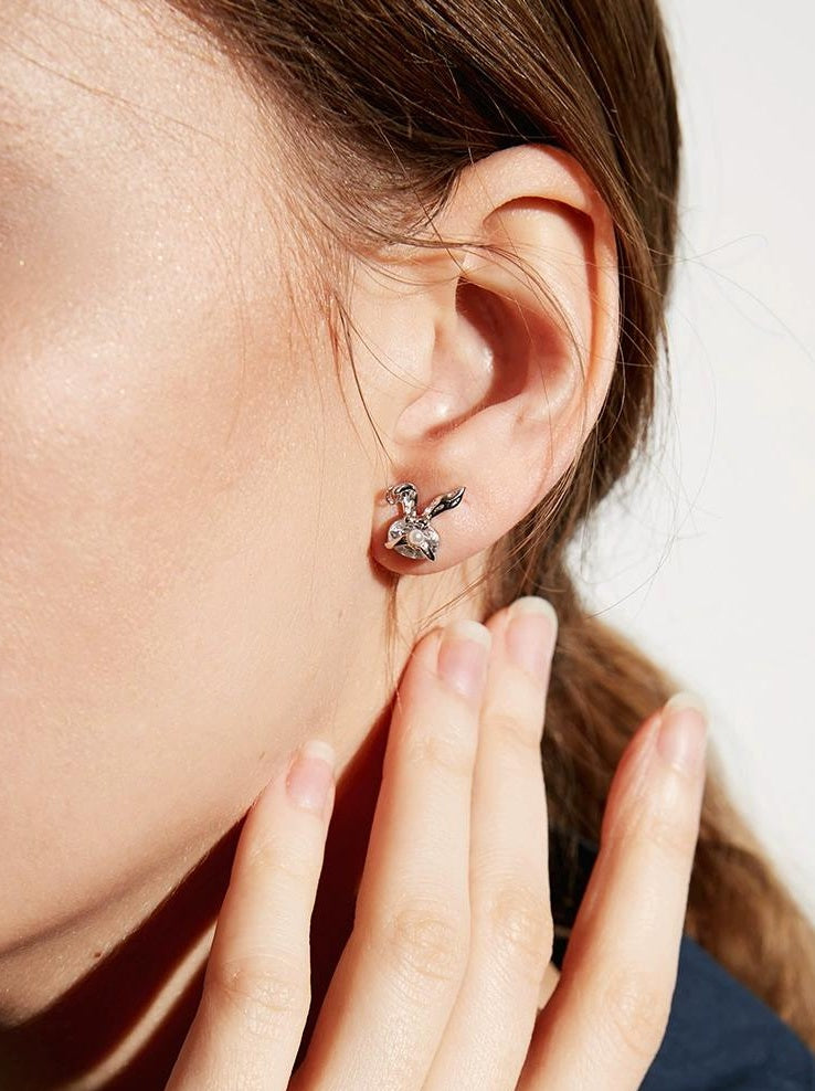 Rabbit Diamond Earrings