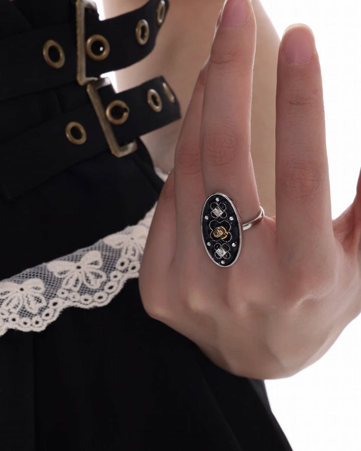 【SUMIYAKI】Retro Rose Ring pg1488