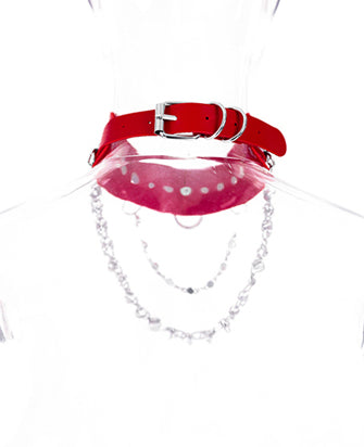 [PINKSPINK] Diamond Rock Chain Choker pg594