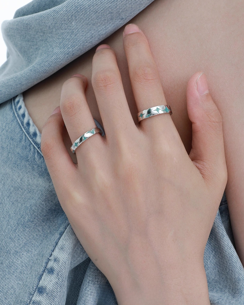 【1ST XULIE】Sea Starry Sky Seabed Ring pg1549