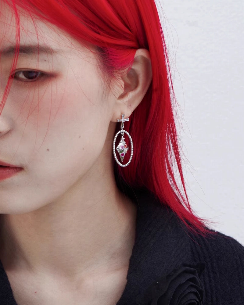 [Esak∞chi]Summons The Protoss Cross Star Earrings pg1799