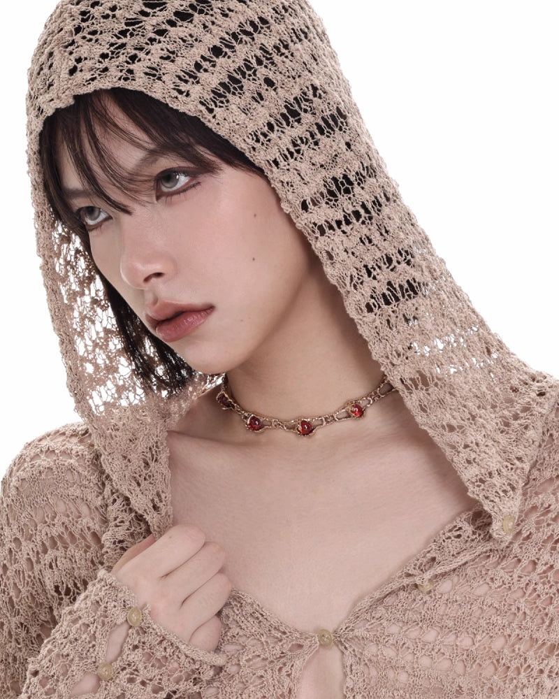 【SUMIYAKI】Relaxation Dune Choker pg1460