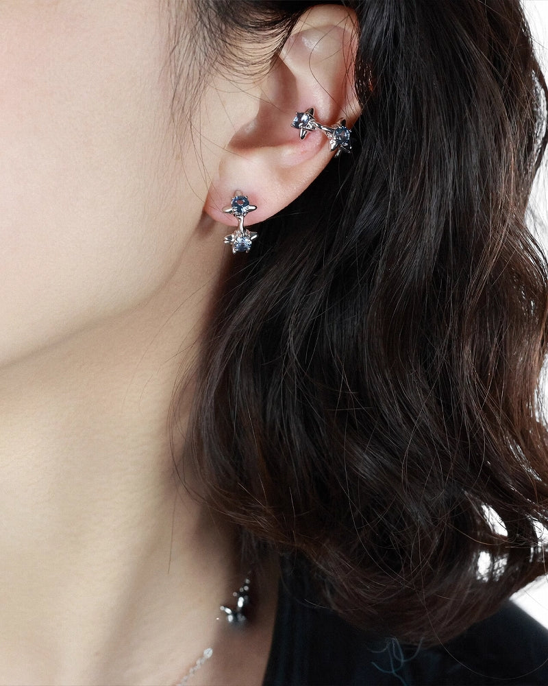 [OOMEOO] Star Fall Blue Zirconia Cuff pg1719