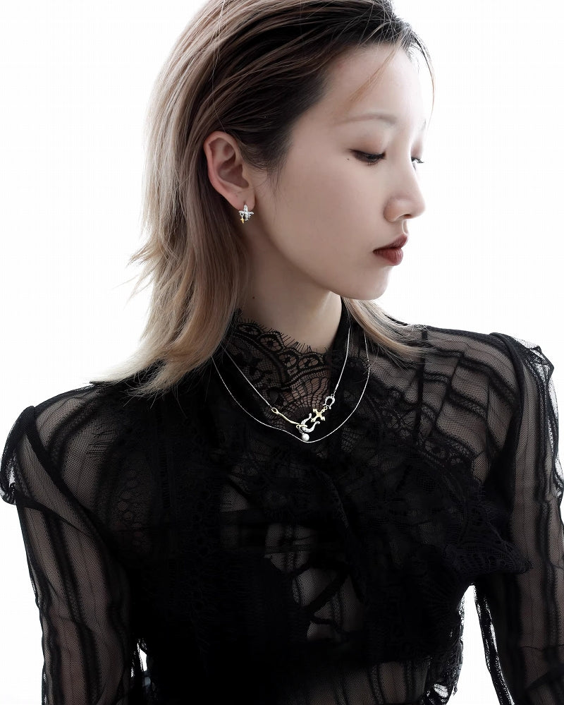 【1ST XULIE】Star Orbit Star Earrings pg1741