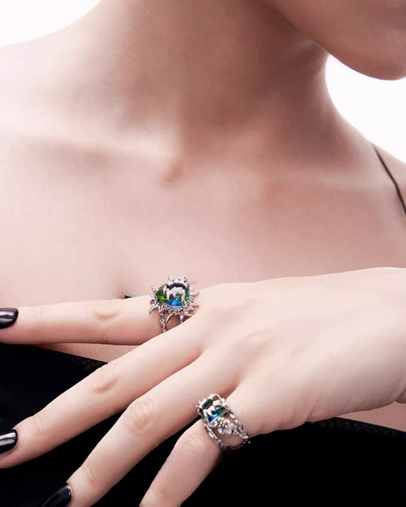 [OCTO VITA] Dark Erosion Rheology Ring pg533