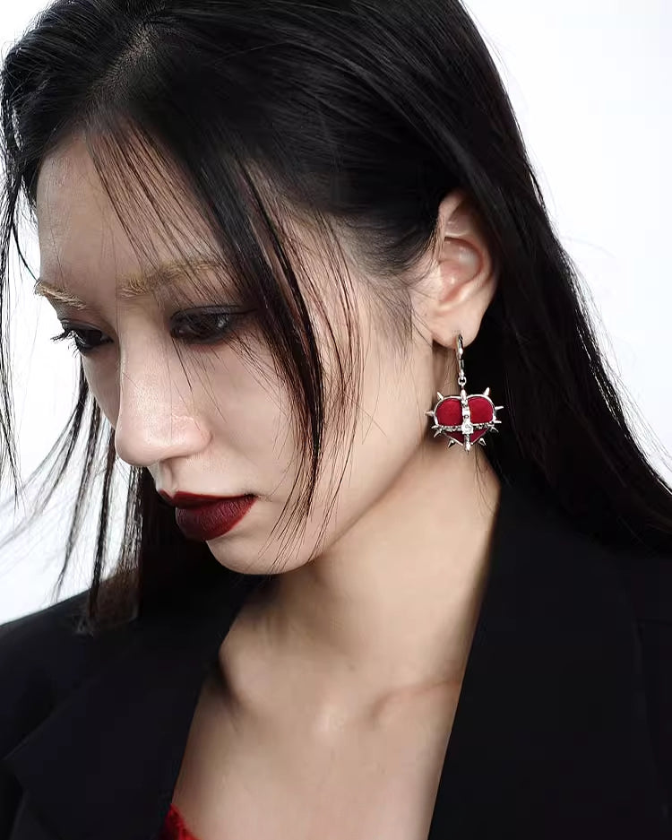 [OCTO VITA] Evil Girl Crazy Flower Earrings01 pg698