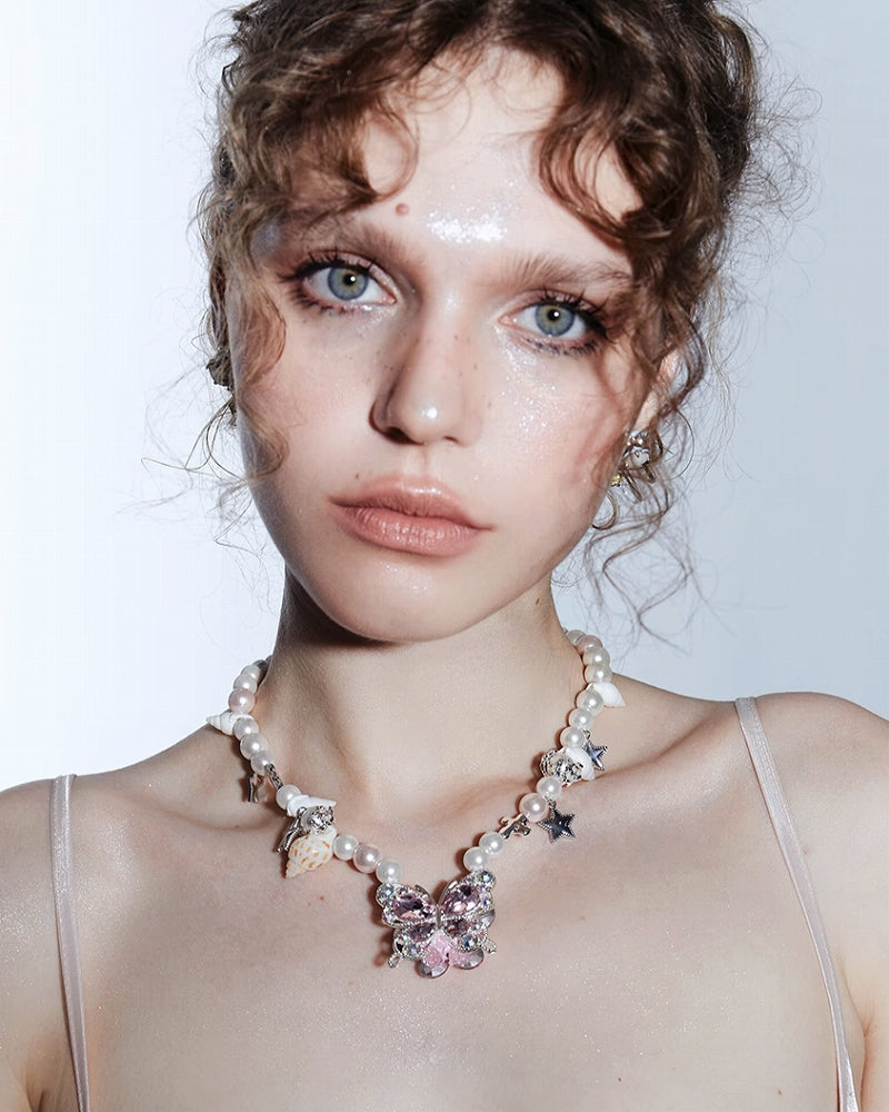 [OCTO VITA] Seaside Girl Butterfly Necklace pg1560