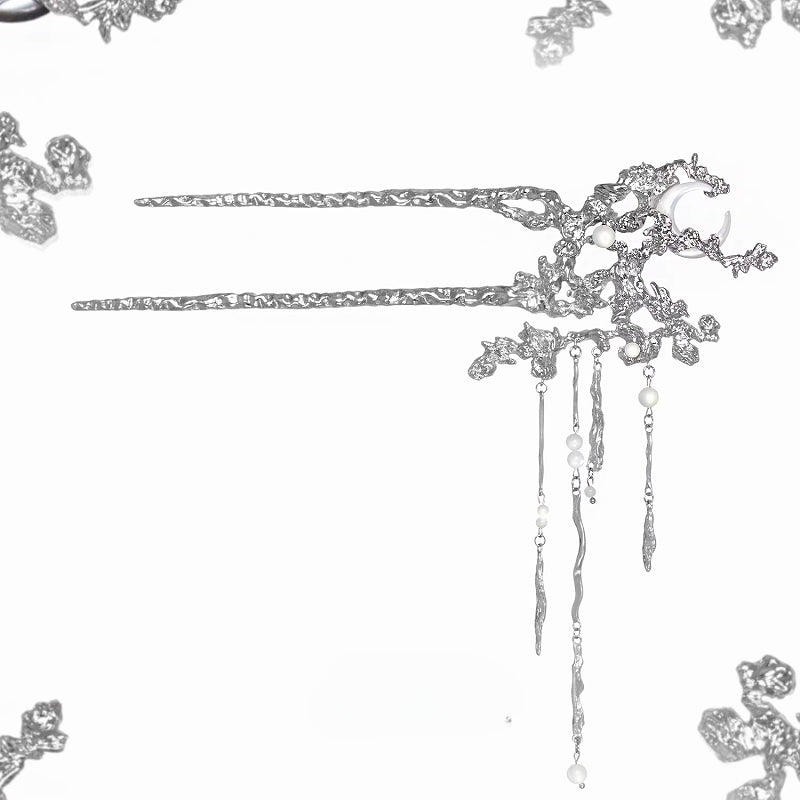 [1ST XULIE] Moon Tassel Hairpin pg1238