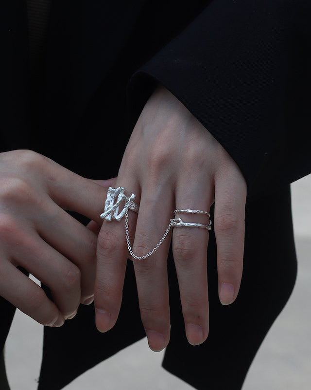 【1ST XULIE】Bone Chain Ring pg234