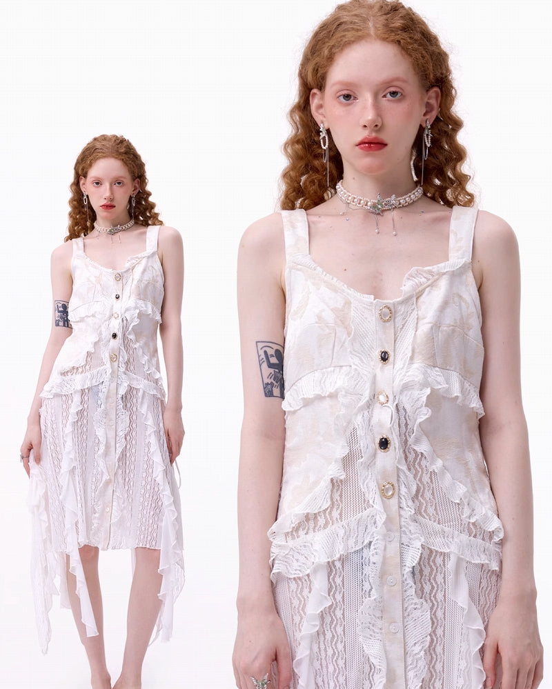 【SUMIYAKI】Mint Green Butterfly Tassel Earrings pg1221