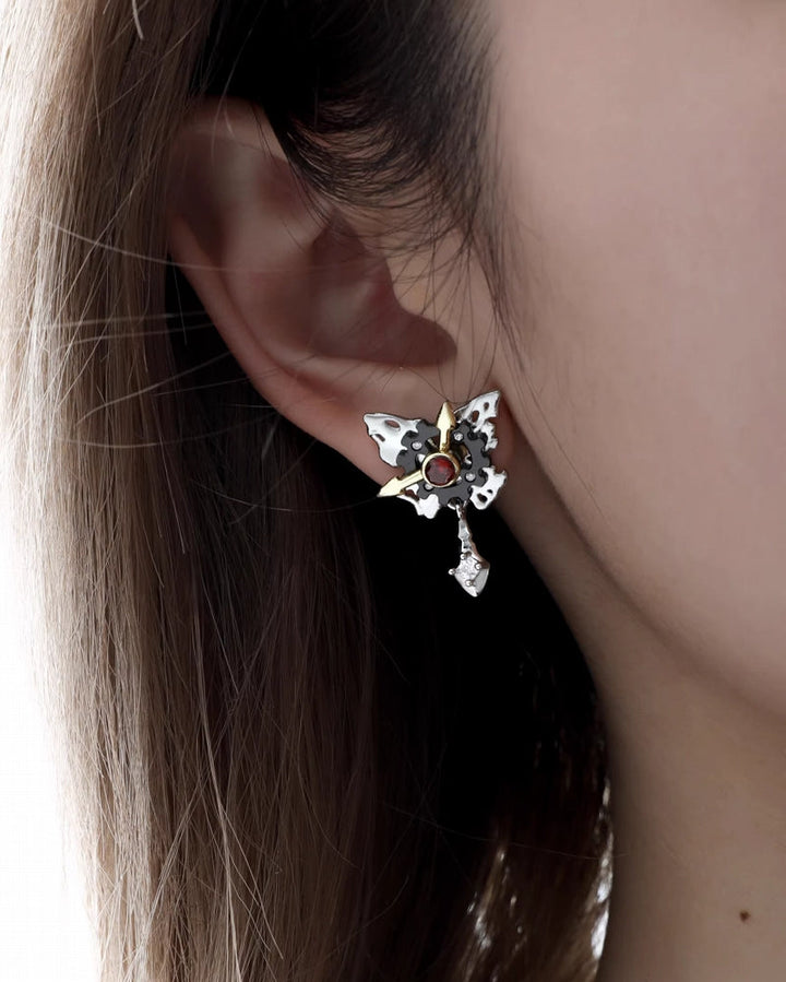 [1ST XULIE] Mechanical Butterfly Earrings pg1167