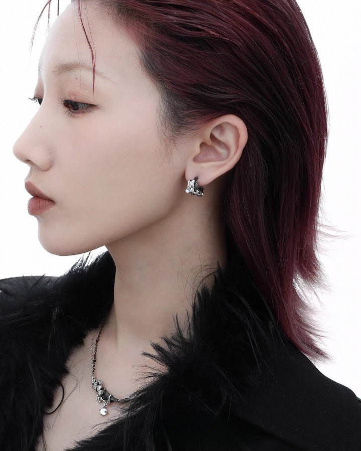 【1ST XULIE】Wings Swan Earrings pg2018