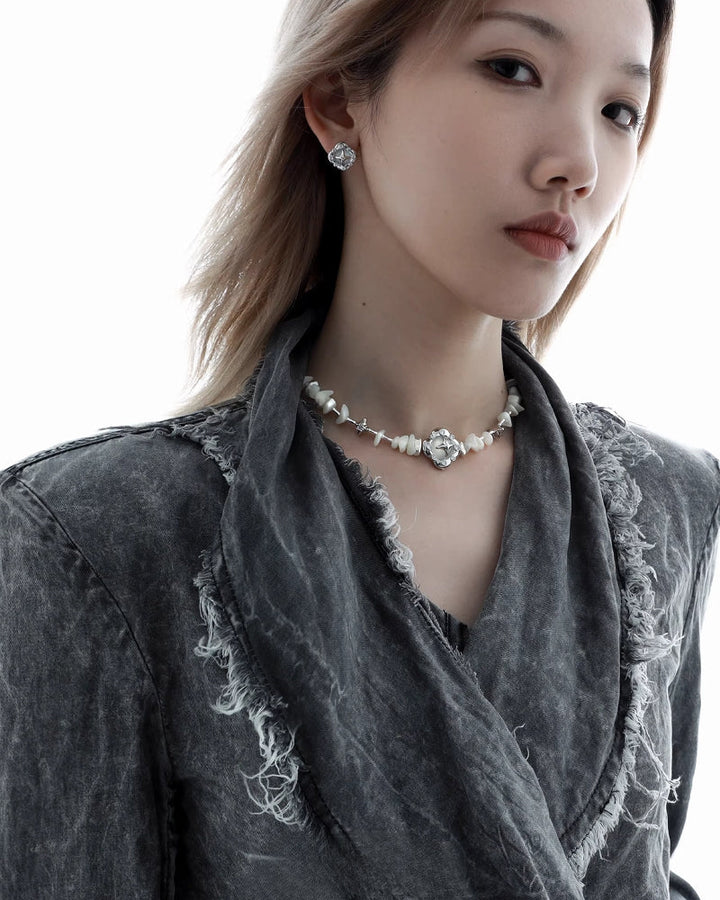 【1ST XULIE】Star Orbit Star Shell Necklace pg1742