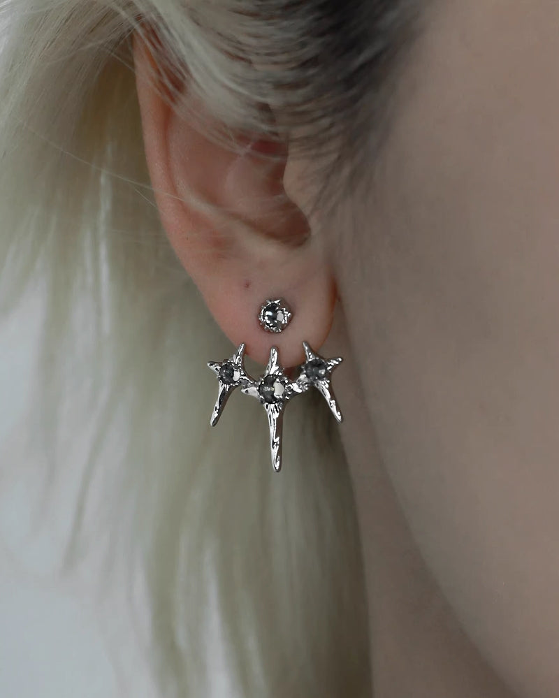 [1ST XULIE] Three Stars Earrings pg1900