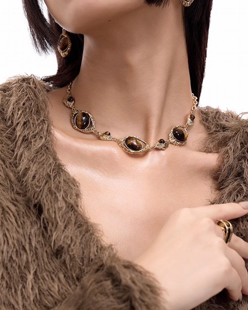 Yadan Tiger Eye Necklace