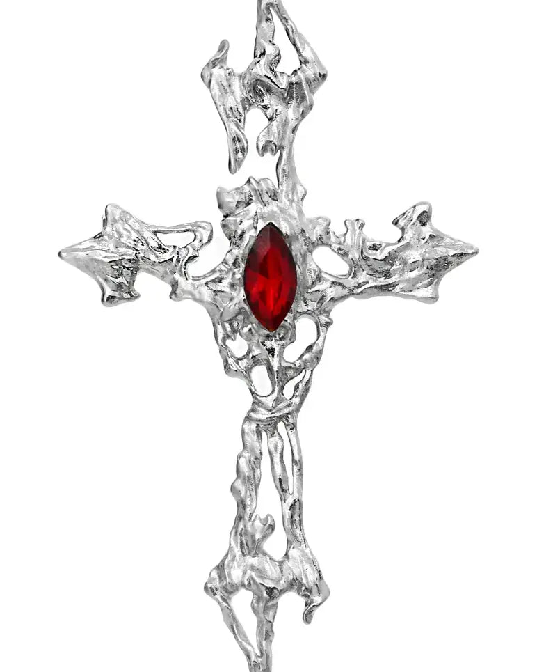 Minimalist Cross Lapel Brooch Pin