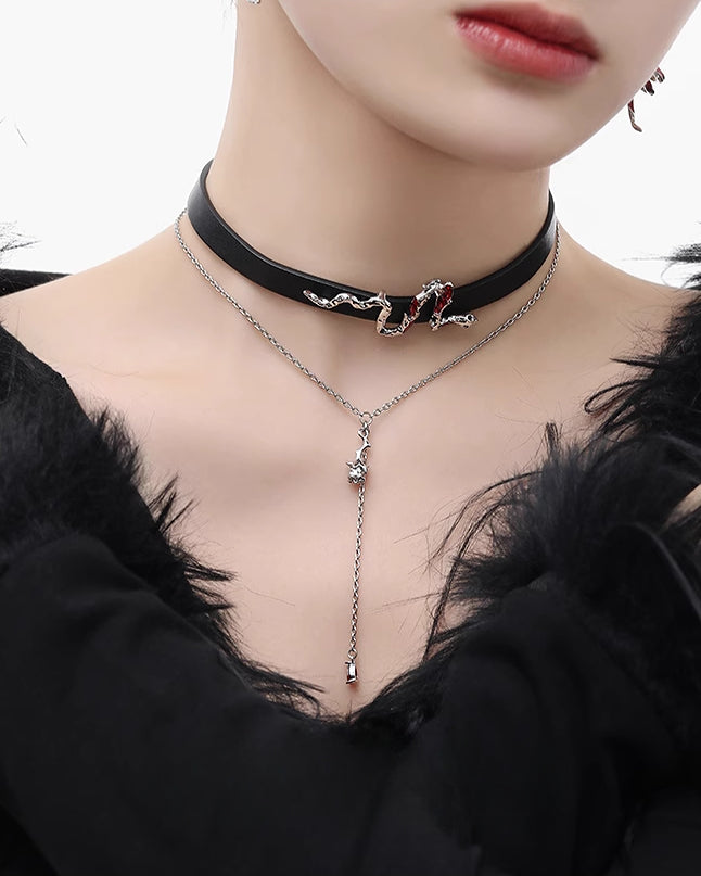 Red Snake Choker