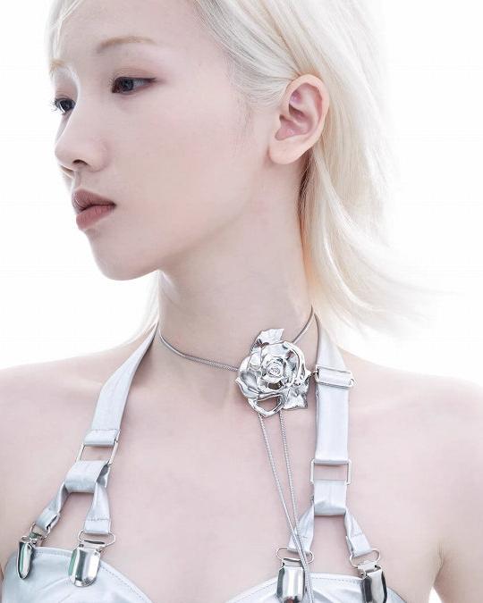 [1ST XULIE] Forbidden Rose Pull Necklace pg822