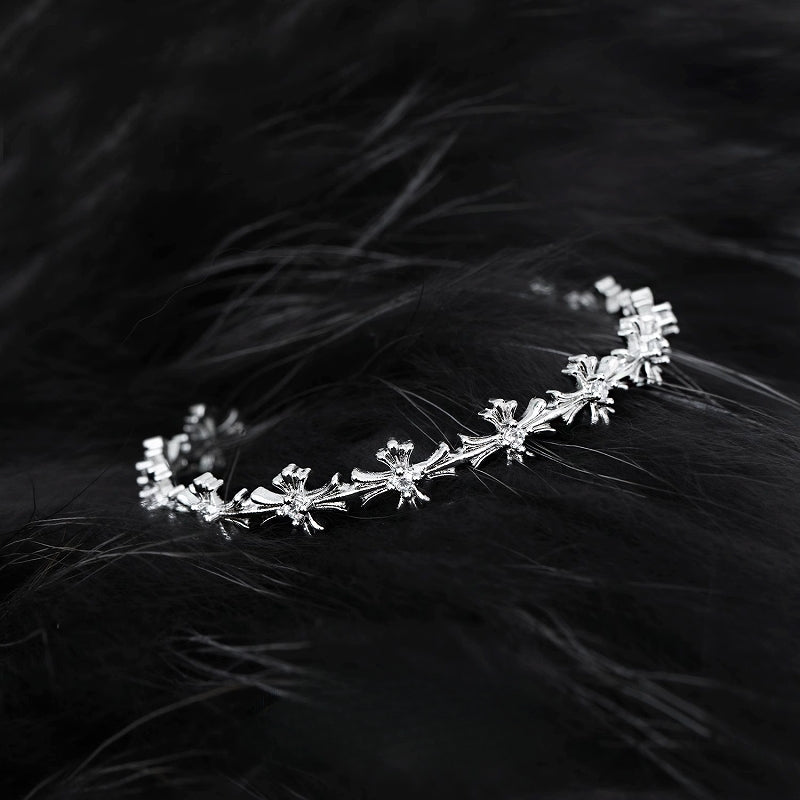 [1ST XULIE] Cross Open Bracelet pg481