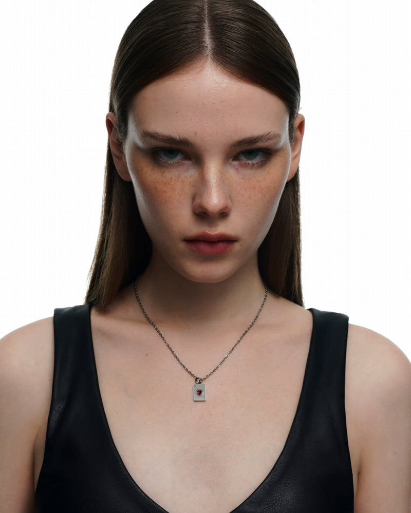 【BLACKHEAD】Interlock Chain Reaction Love Necklace pg1022