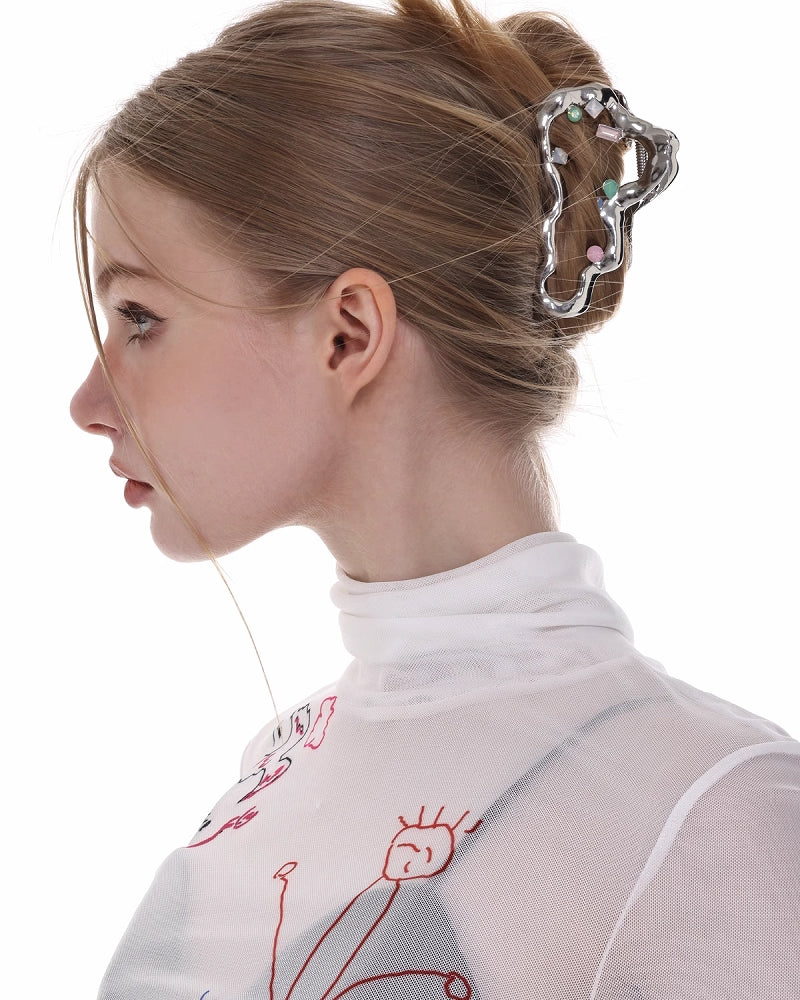 [SUMIYAKI]Cloud Colorful Hair Clip pg432