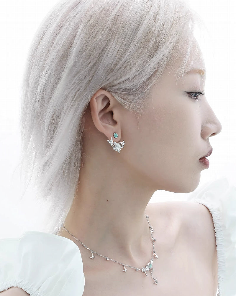 [1ST XULIE] Fog Butterfly Forest Earrings pg781