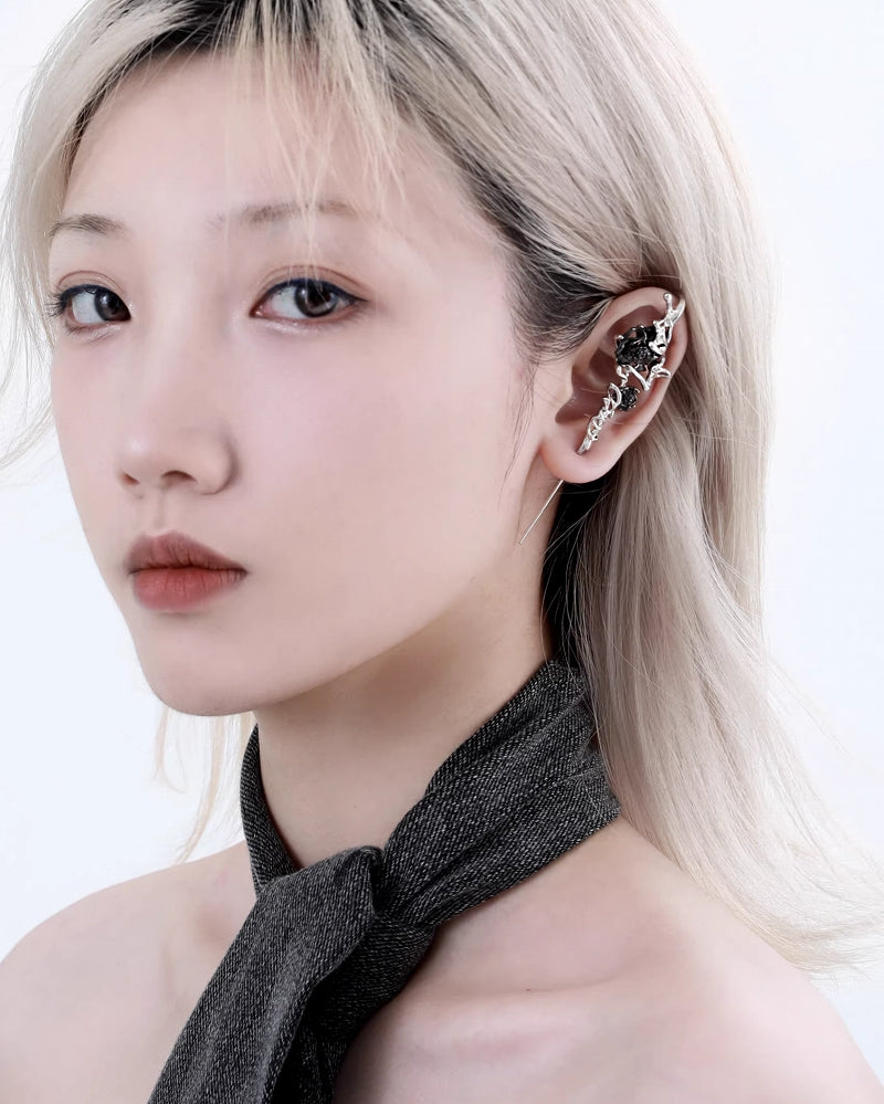 【1ST XULIE】Forbidden Rose Earring pg813