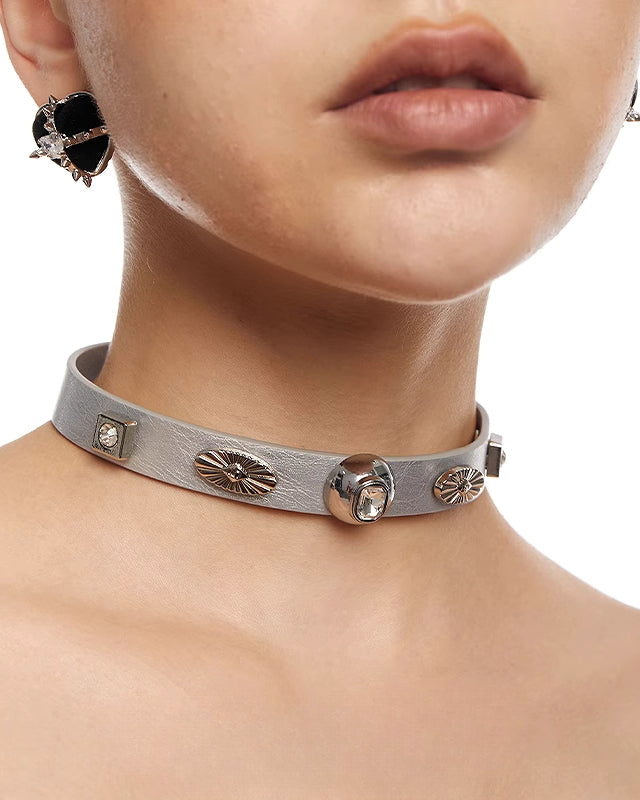 【OCTO VITA】Sweetheart Rock Gray Retro Chocker pg1815