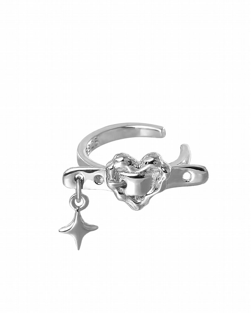 【1ST XULIE】Heart Star Cuff pg975