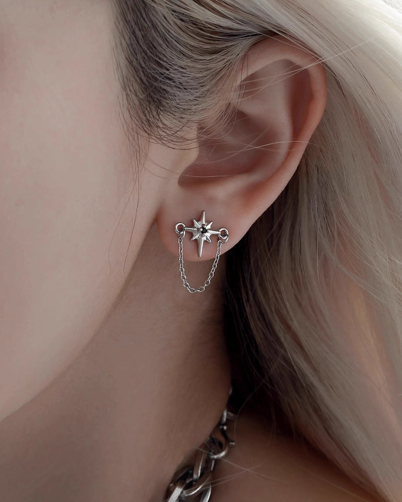 Light Domain Star Earrings 02