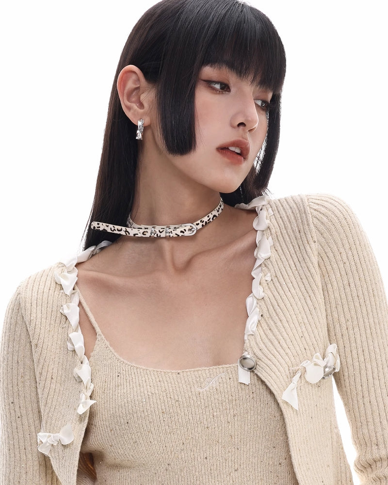 [SUMIYAKI] Graffiti Leopard Choker pg933