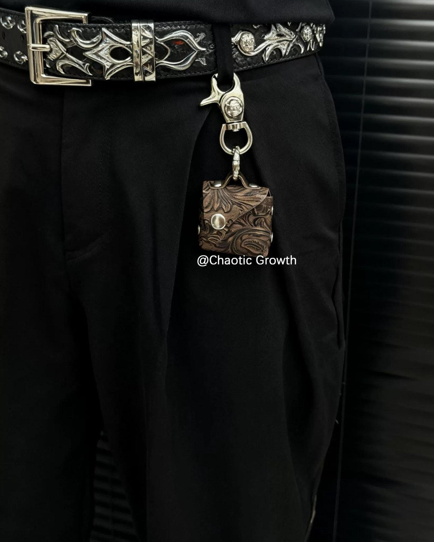 Vintage Blue Headset Organizer Charm
