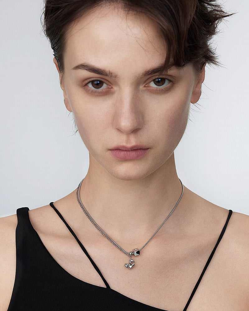 [BLACKHEAD]Killer Bunny Double Layer Necklace pg1039