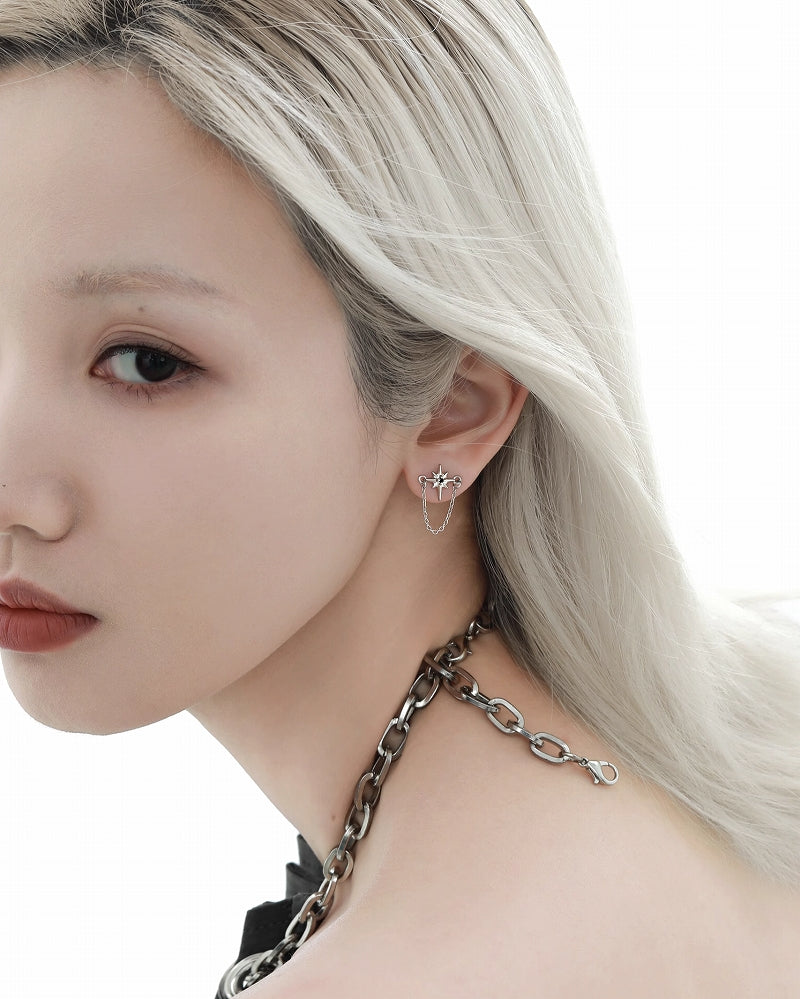 Light Domain Star Earrings 02