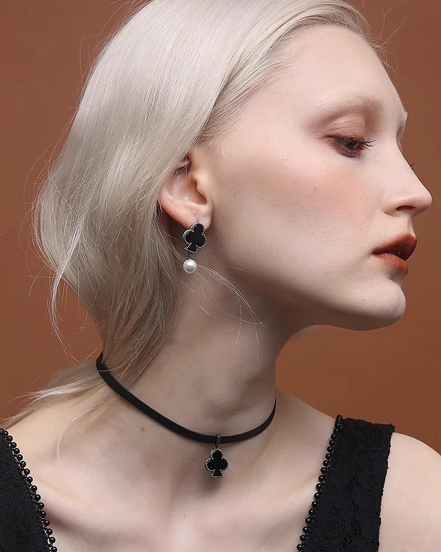 【Hard Candy】Lucky Cards Agate Choker pg1138