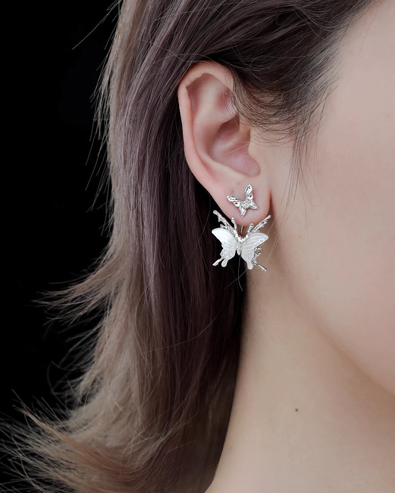 [1ST XULIE] Butterfly Skeleton Earrings 03 pg347