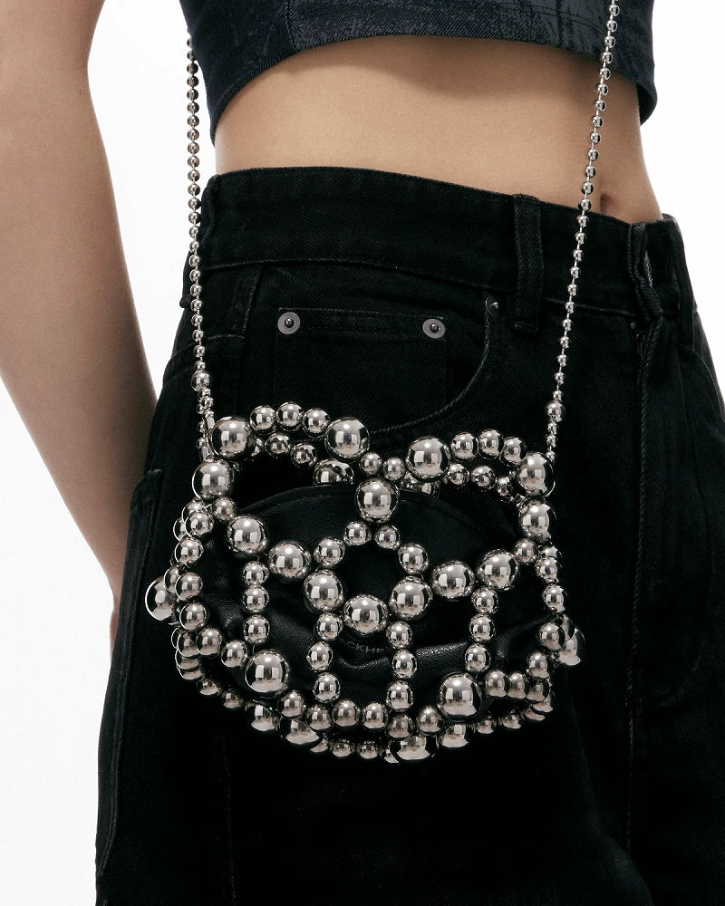 【BLACKHEAD】Punk Mania Love Beaded Mini Bag pg1416