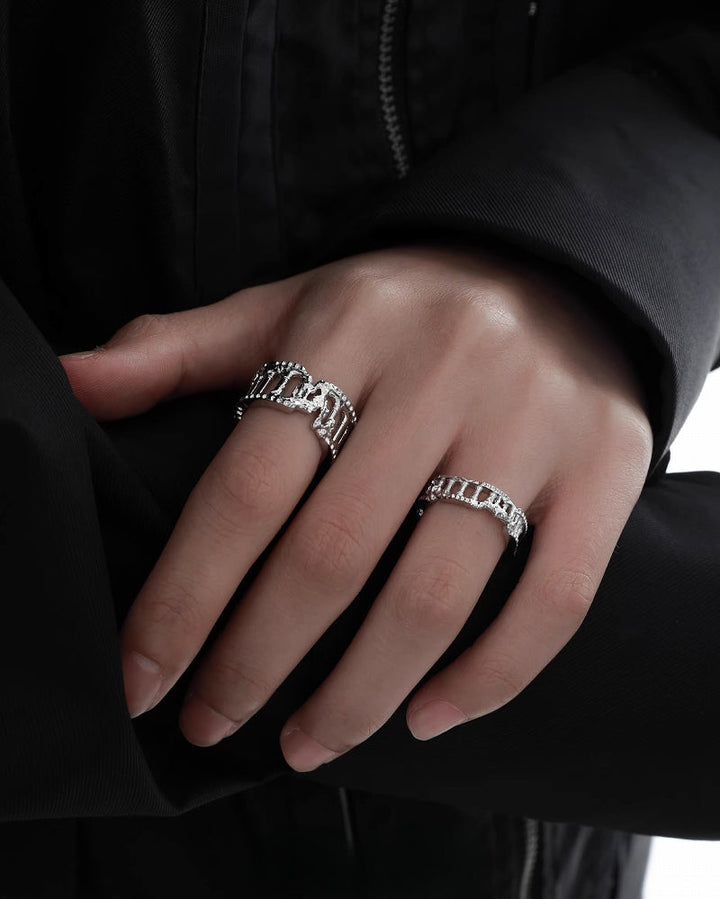 [1ST XULIE]Crystal Chandelier Ring pg491