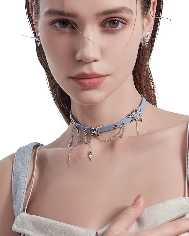 【MASW】Ice Age Star Tassel Choker pg993