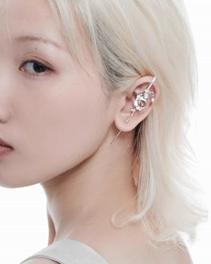 【1ST XULIE】Moon Star Cuff & Earrings pg1237