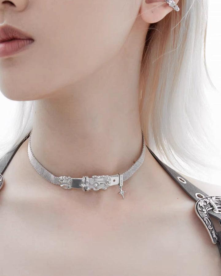 【1ST XULIE】Star Trail Four Pointed Choker pg1763