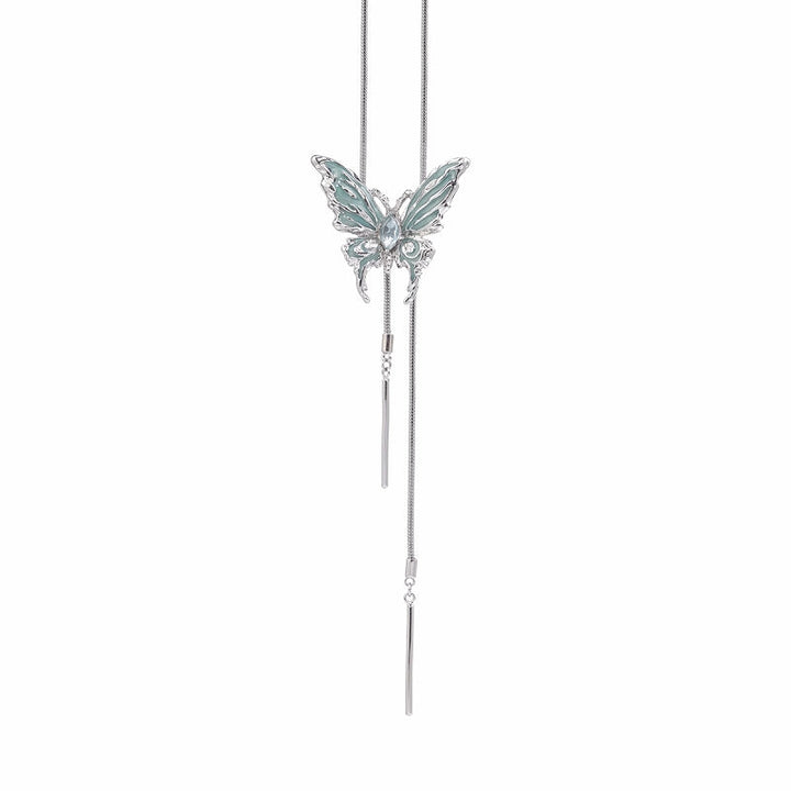 【SUMIYAKI】Xeno-Butterfly Pull Out Necklace pg2023