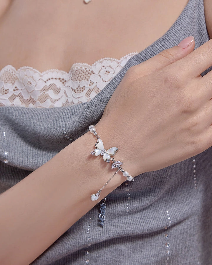 【MASW】Butterfly Dance Pearl Bracelet pg288