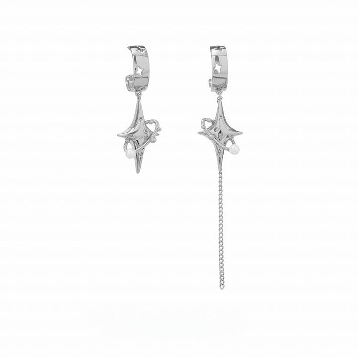 【SUMIYAKI】Astral Starburst Asymmetric Earrings pg67