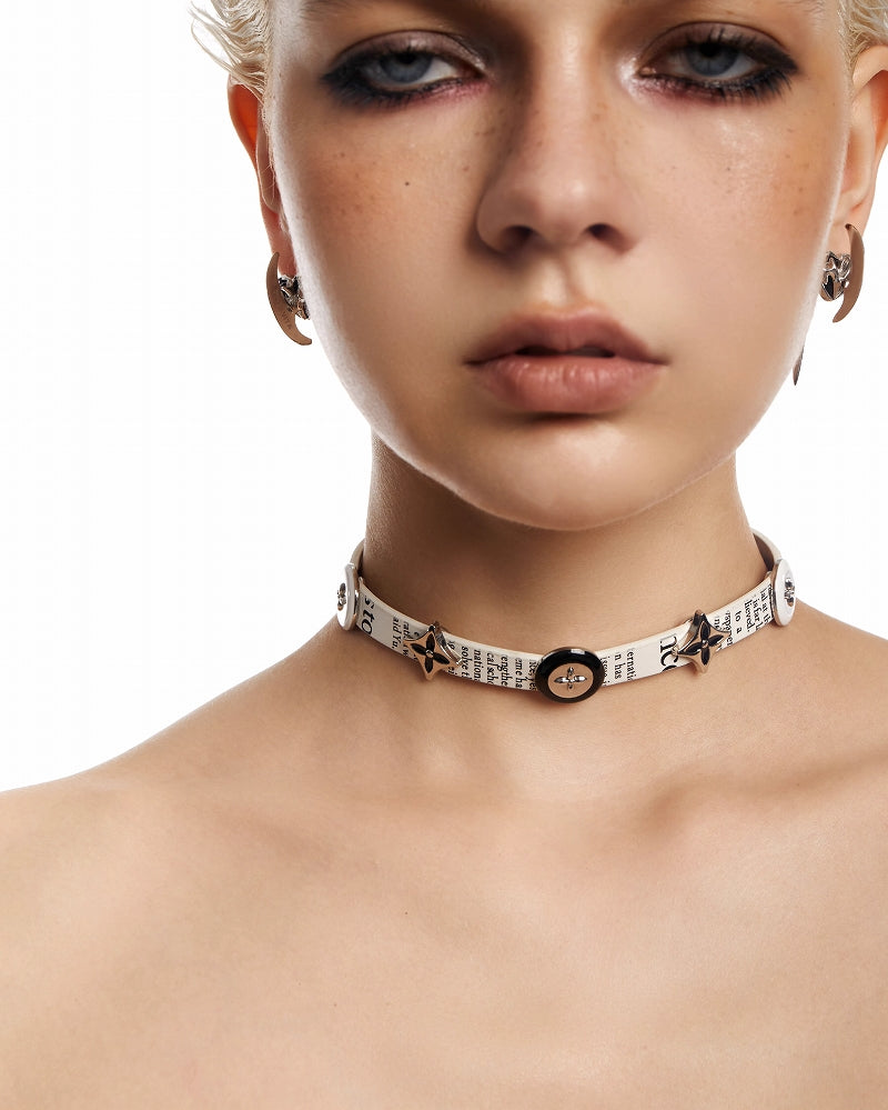 【OCTO VITA】Star Pictorial Button Choker pg1744