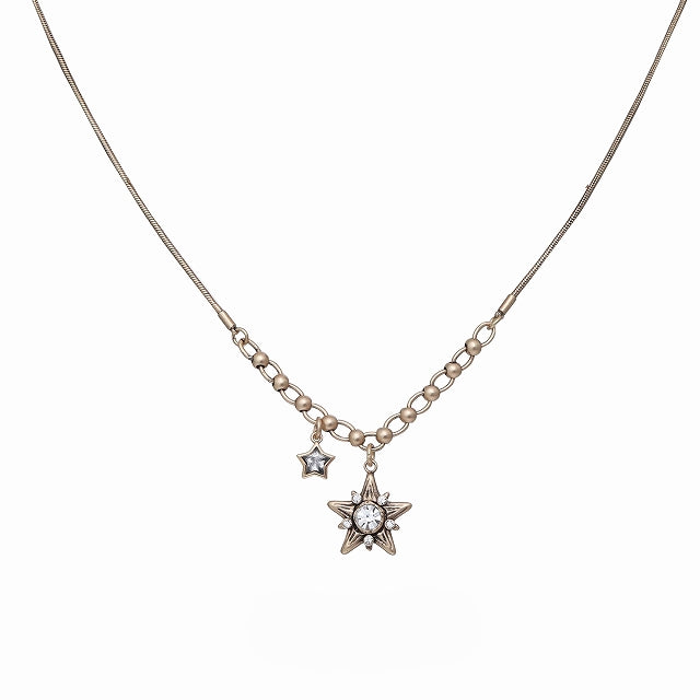 [1ST XULIE] Literary Fosun Retro Star Necklace pg1096