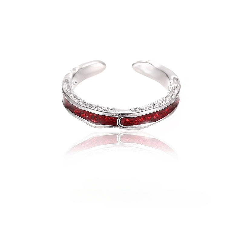 [FAITMAIN] Benmingnian Red Dripping Glaze Ring pg140
